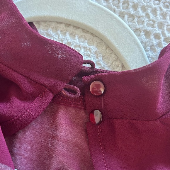 Forever 21 burgundy bodysuit - Picture 3 of 4